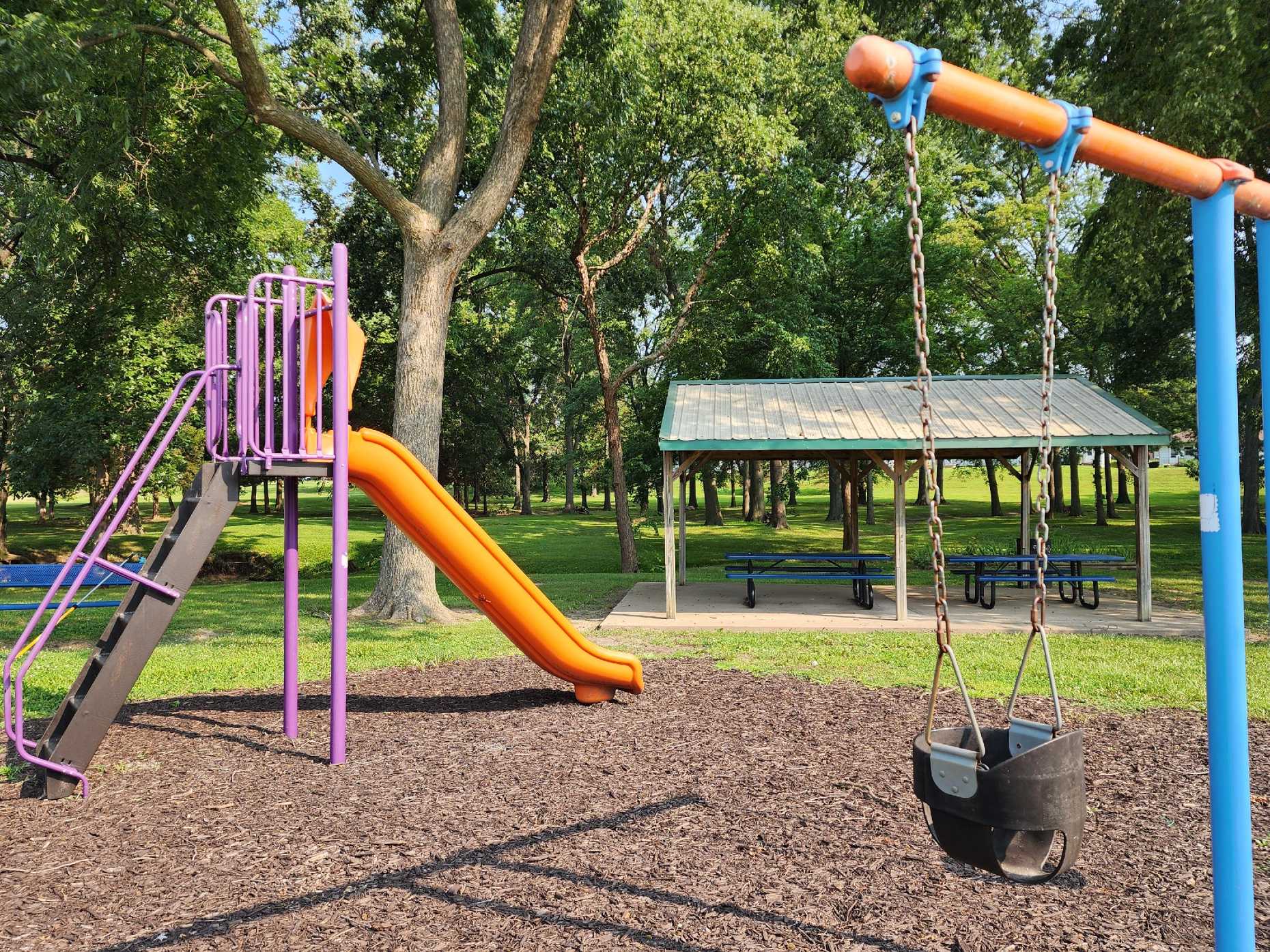 Play area and shelter